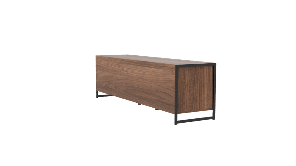 Stylish Wooden TV Stand 3D - Professional 3D Model Render 7