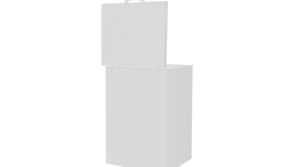 Chest Freezer 3D Model - Professional 3D Model Render 6