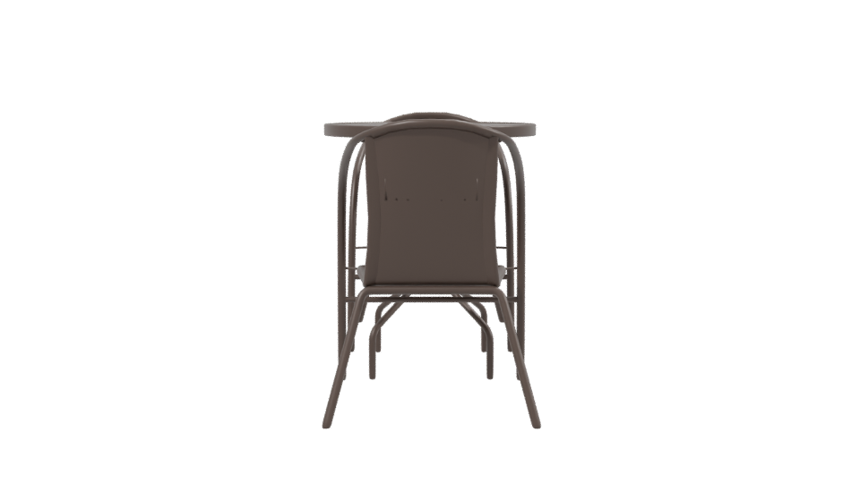 Stylish Outdoor Dining Set 3D - Professional 3D Model Render 2
