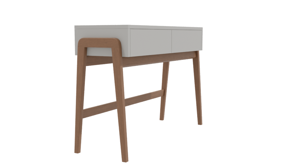 Minimalist Wooden Console Table - Professional 3D Model Render 9