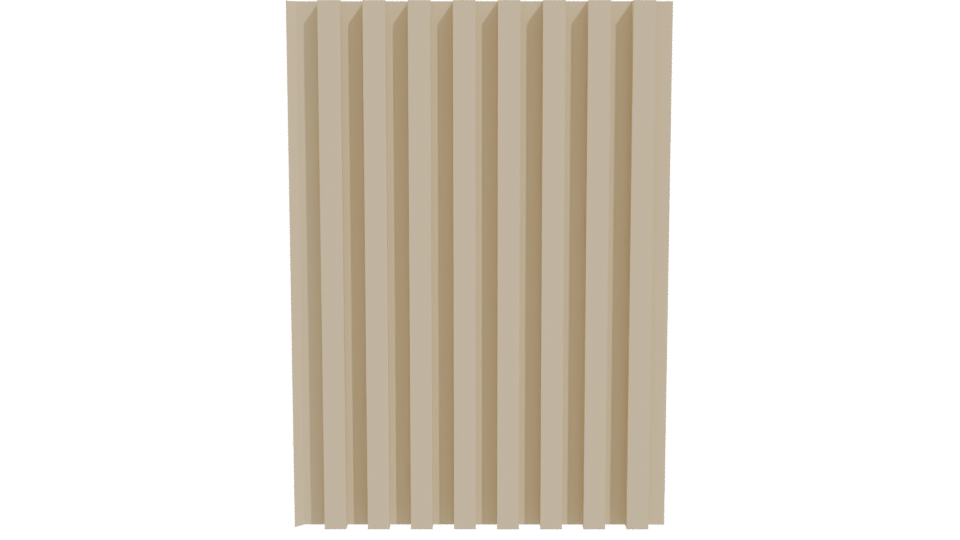 Beige Container Model 3D - Professional 3D Model Render 11