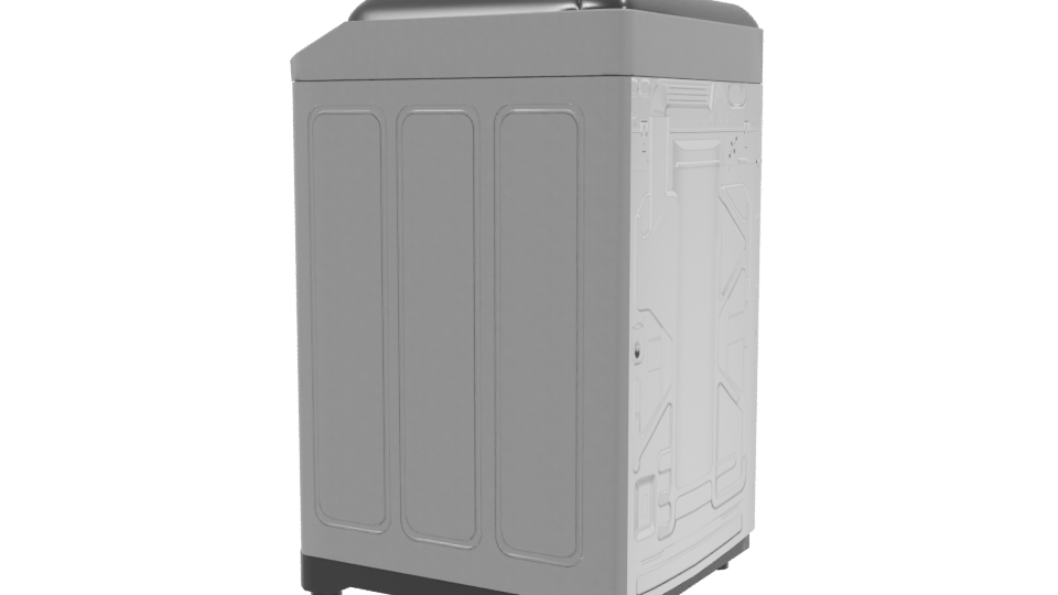 Household Washing Machine 3D Model - Professional 3D Model Render 3