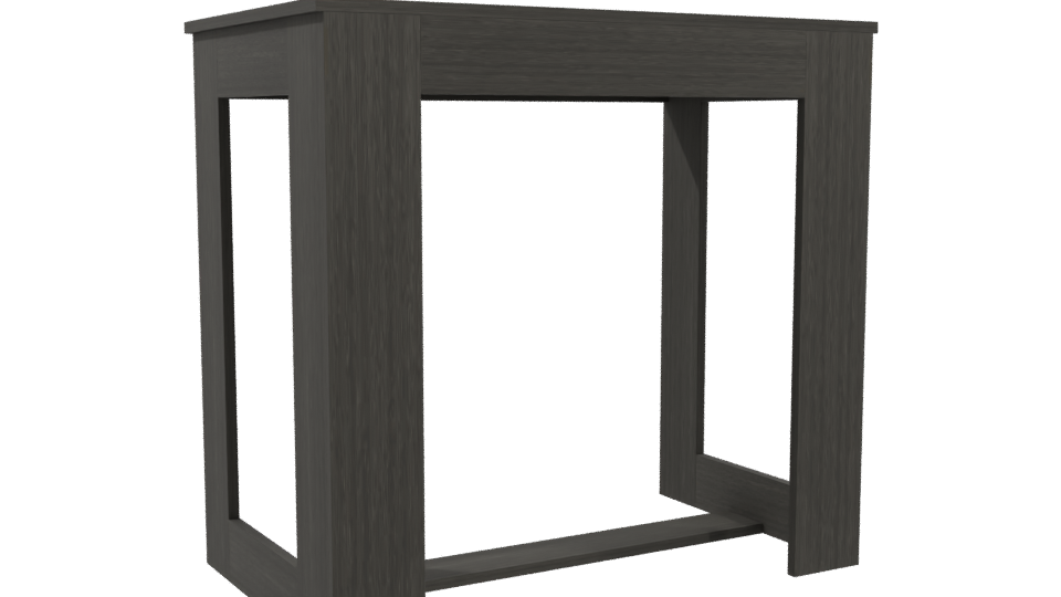 Sleek Modern Writing Desk 3D Model - Professional 3D Model Render 4