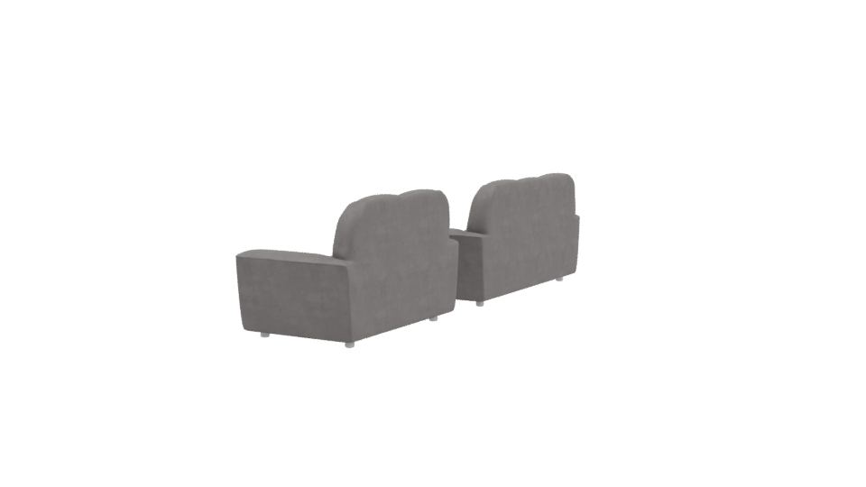 Contemporary Sofa Set 3D Model - Professional 3D Model Render 3