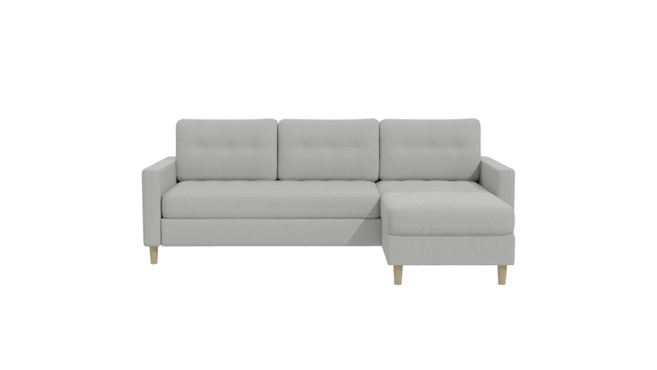 Stylish Modern Sectional Sofa 3D Model - Professional 3D Model Render 11