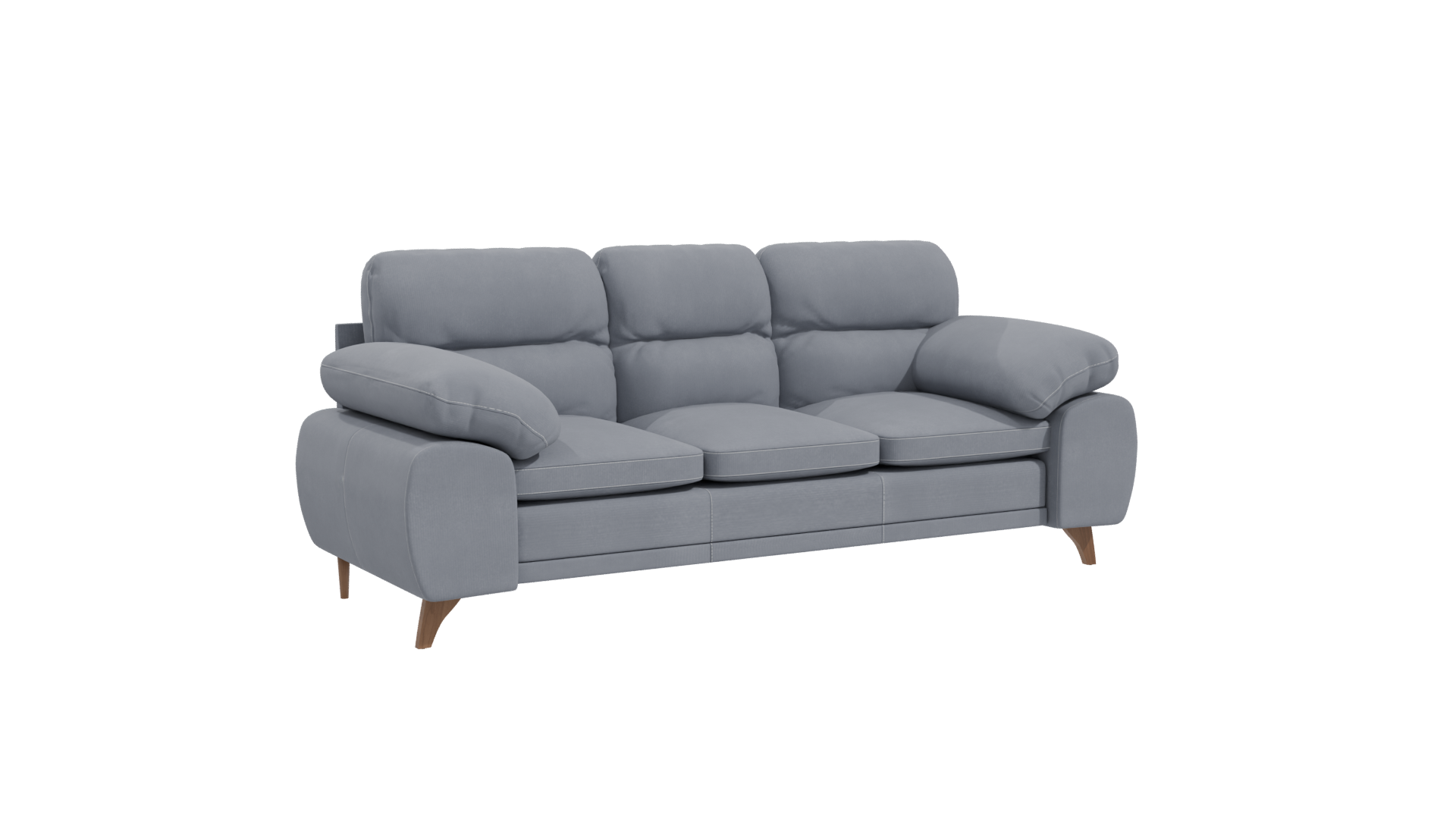 Contemporary Leather Sofa 3D Model - Professional 3D Model Render 10