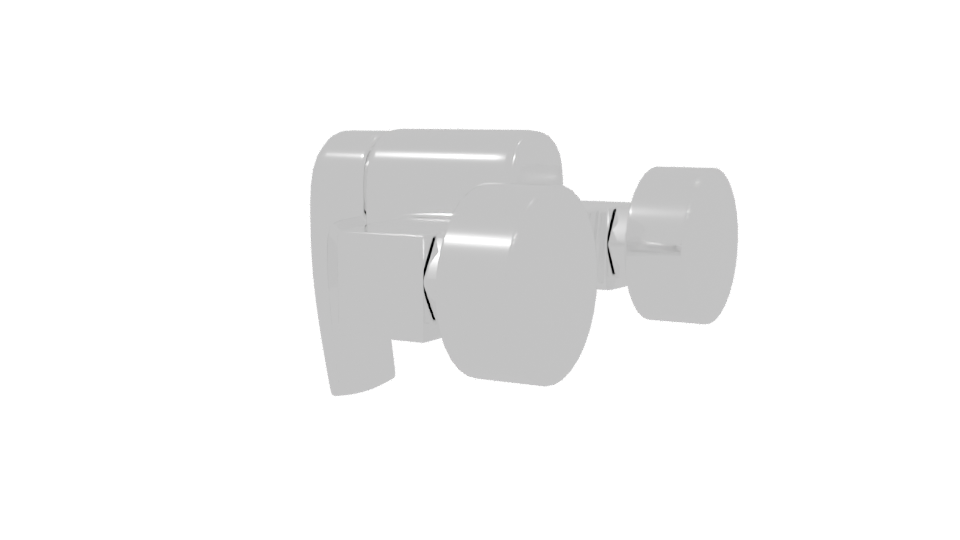 Modern Shower Faucet 3D Model - Professional 3D Model Render 3