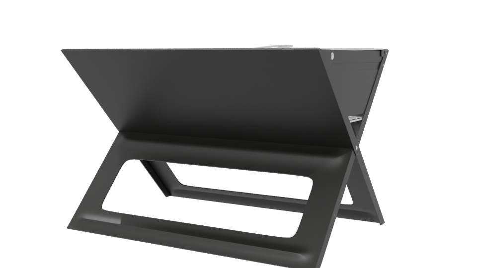Portable Outdoor Charcoal Grill 3D - Professional 3D Model Render 6