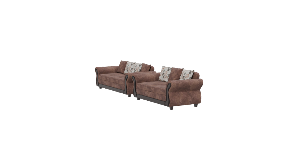 Elegant Sofa Set 3D Model - Professional 3D Model Render 13