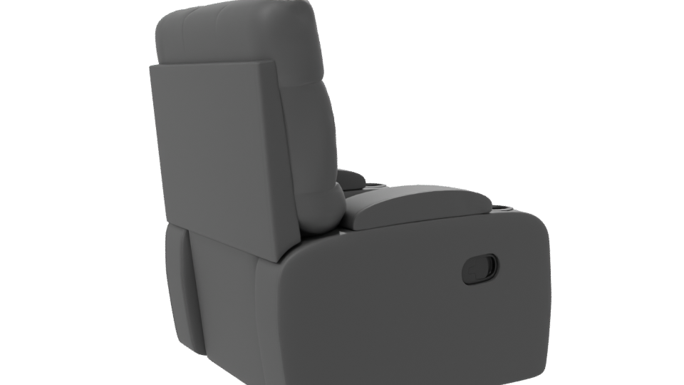 Luxurious Recliner Sofa 3D Model - Professional 3D Model Render 7