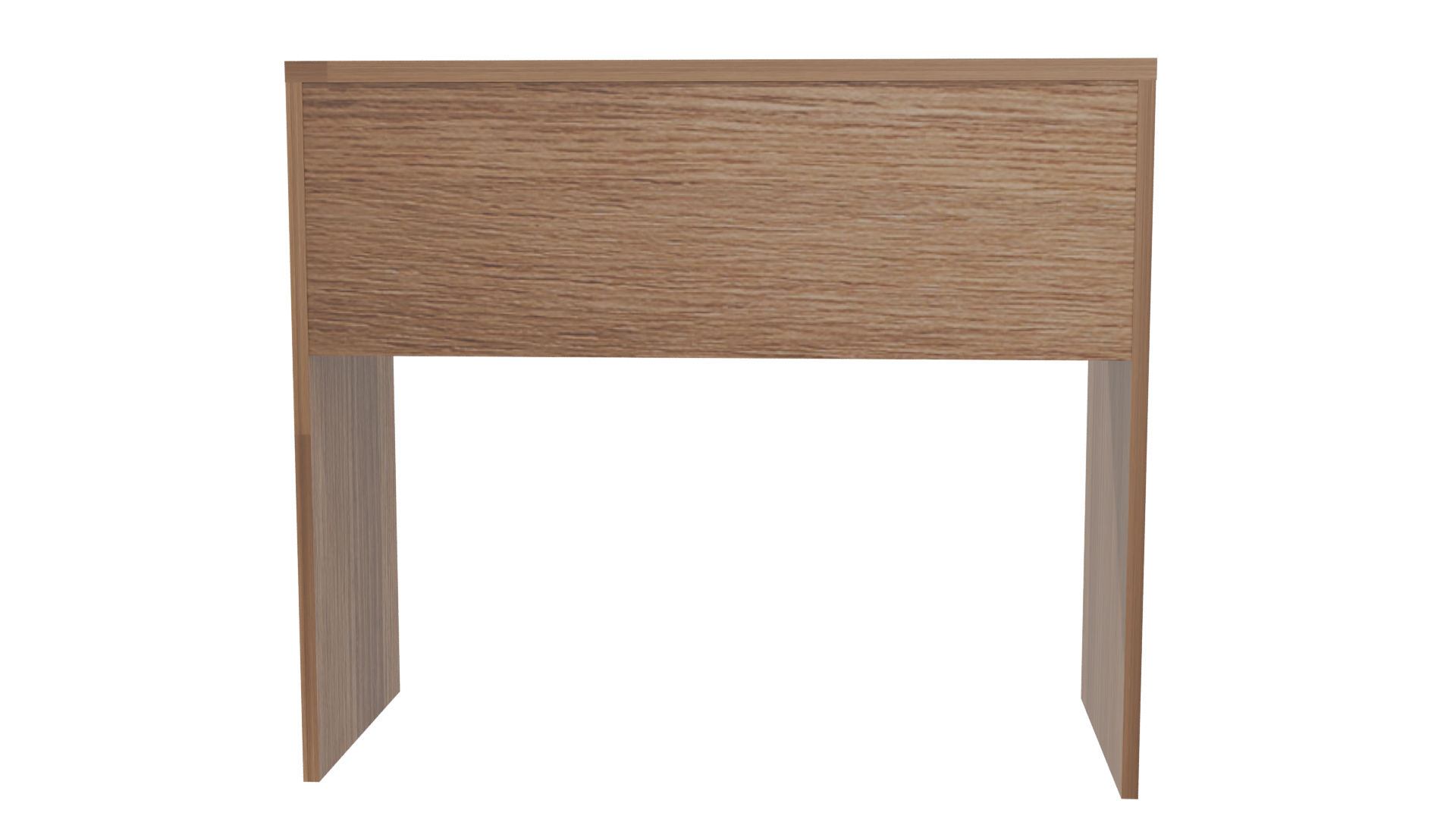 Minimalist Wooden Desk Model - Professional 3D Model Render 5