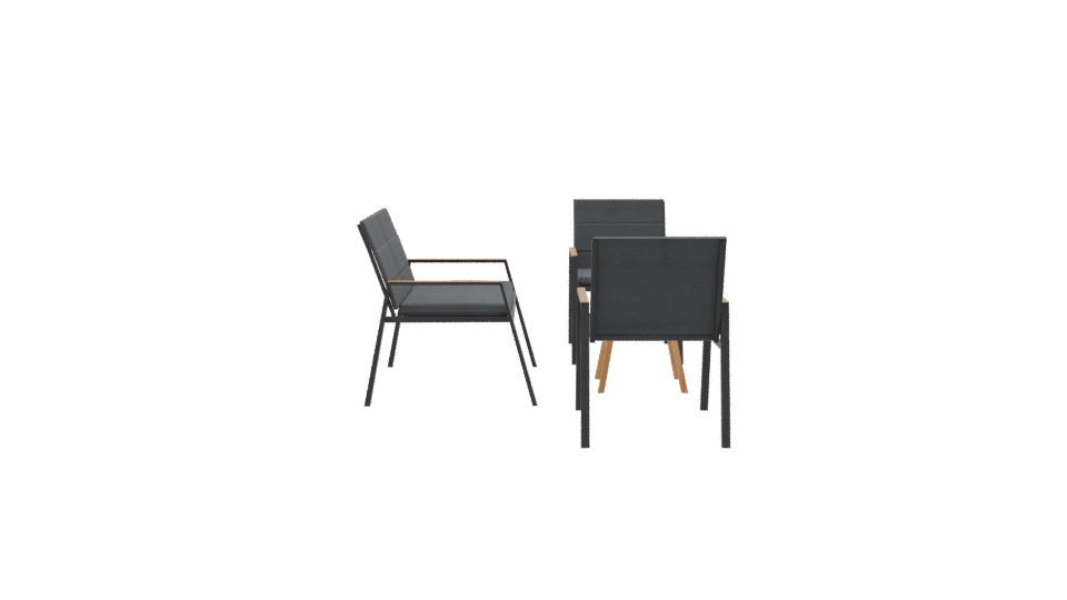 Modern Patio Furniture Set 3D - Professional 3D Model Render 8