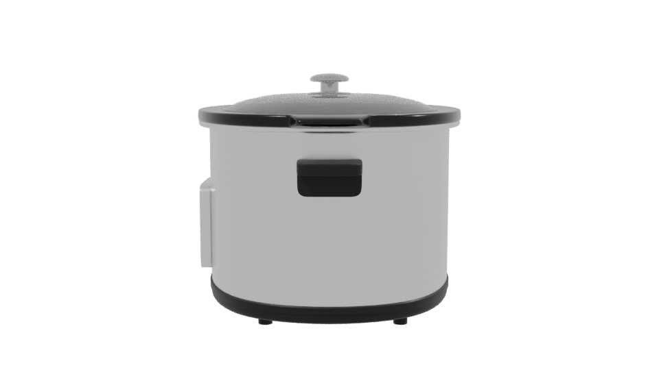 Multi-Functional Slow Cooker 3D - Professional 3D Model Render 2
