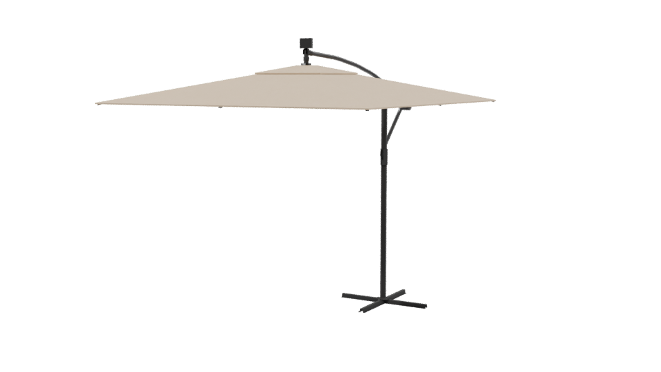 Stylish Outdoor Umbrella 3D Model - Professional 3D Model Render 3