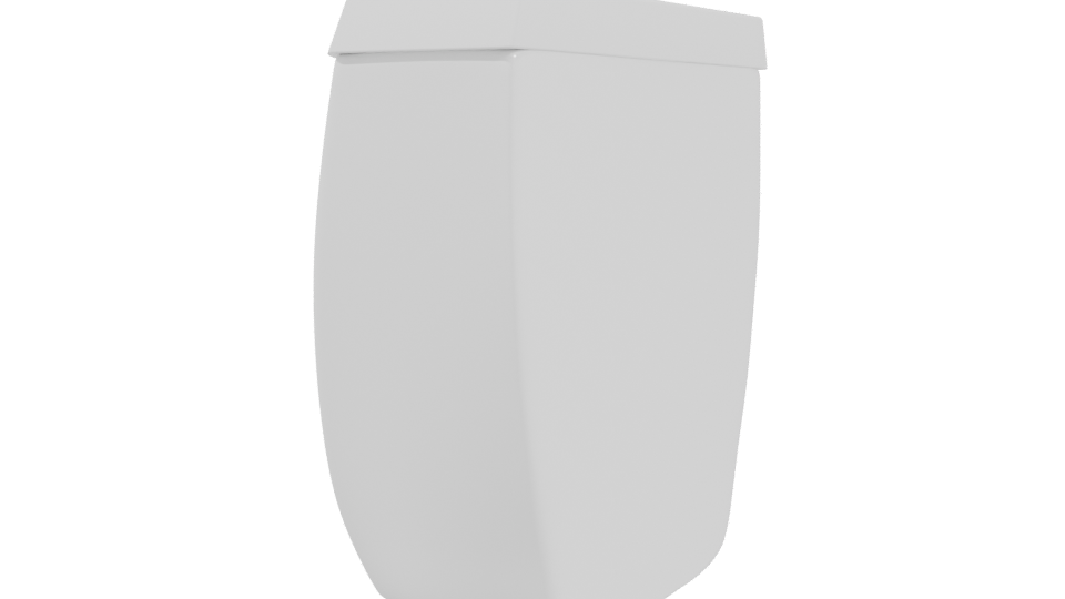 Minimalist White Decorative Bowl - Professional 3D Model Render 3