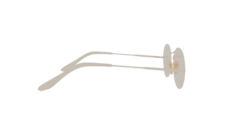 Stylish Metal Frame Sunglasses 3D - Professional 3D Model Render 8