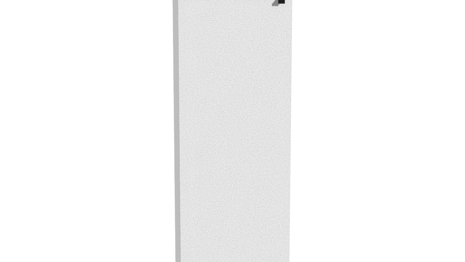 Minimalist Refrigerator 3D Model - Professional 3D Model Render 11