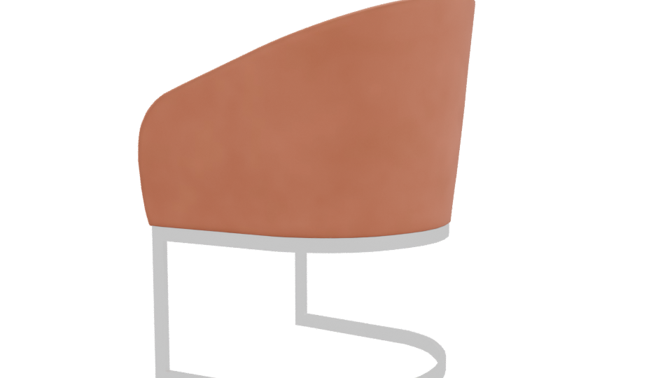 Chic Modern Accent Chair 3D - Professional 3D Model Render 3