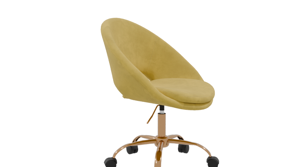 Stylish Modern Office Chair 3D - Professional 3D Model Render 9