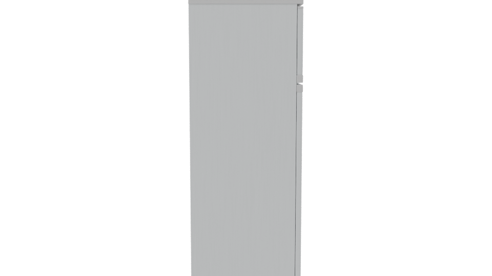 Stylish Top-Freezer Refrigerator 3D - Professional 3D Model Render 8