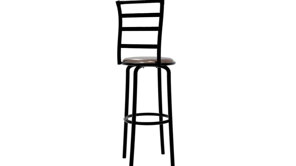 Stylish Bar Stool 3D Model - Professional 3D Model Render 6