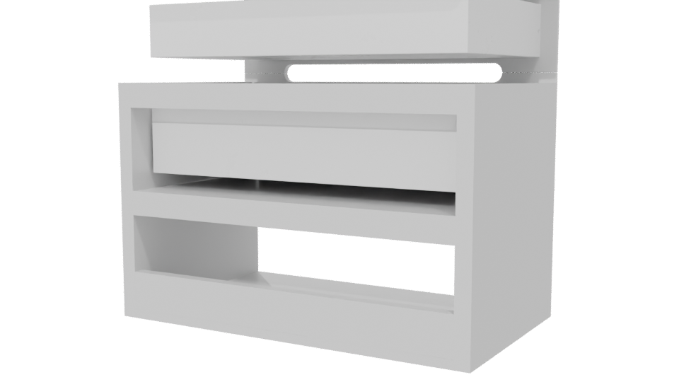 Modern Bathtub 3D Model - Professional 3D Model Render 6