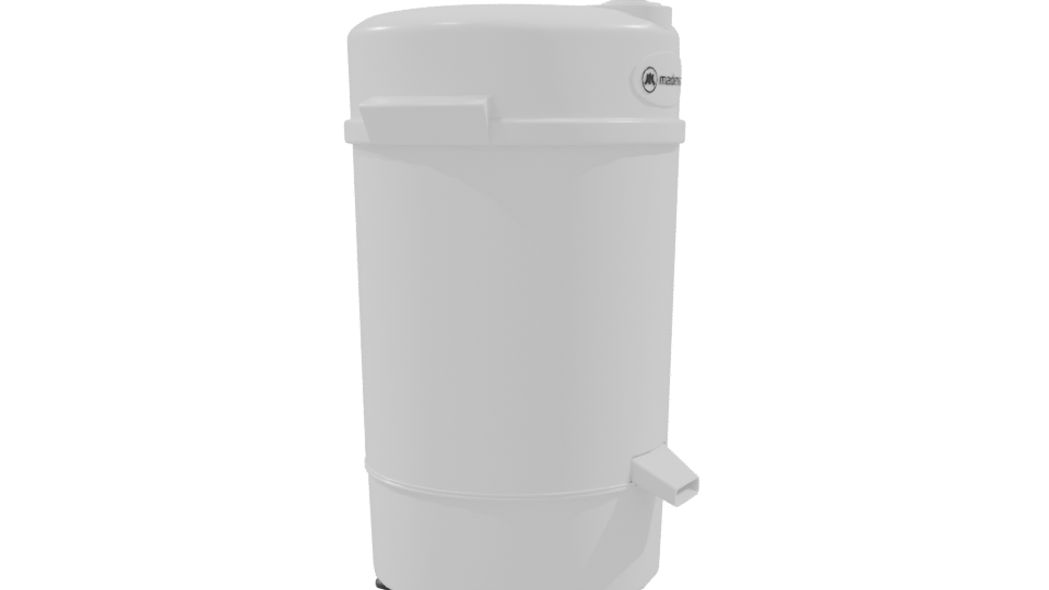Sleek Modern Waste Bin 3D Model - Professional 3D Model Render 9