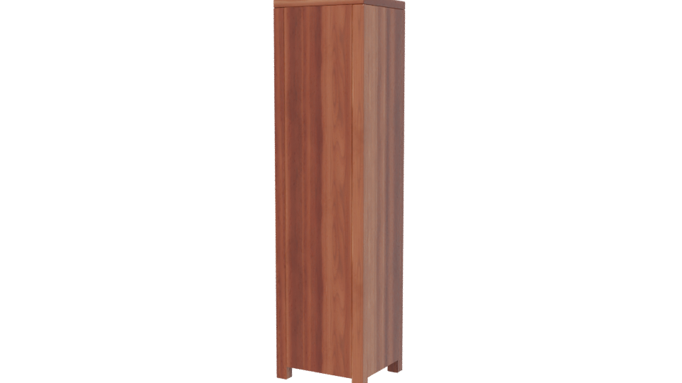 Elegant Wooden Storage Cabinet 3D Model - Professional 3D Model Render 6