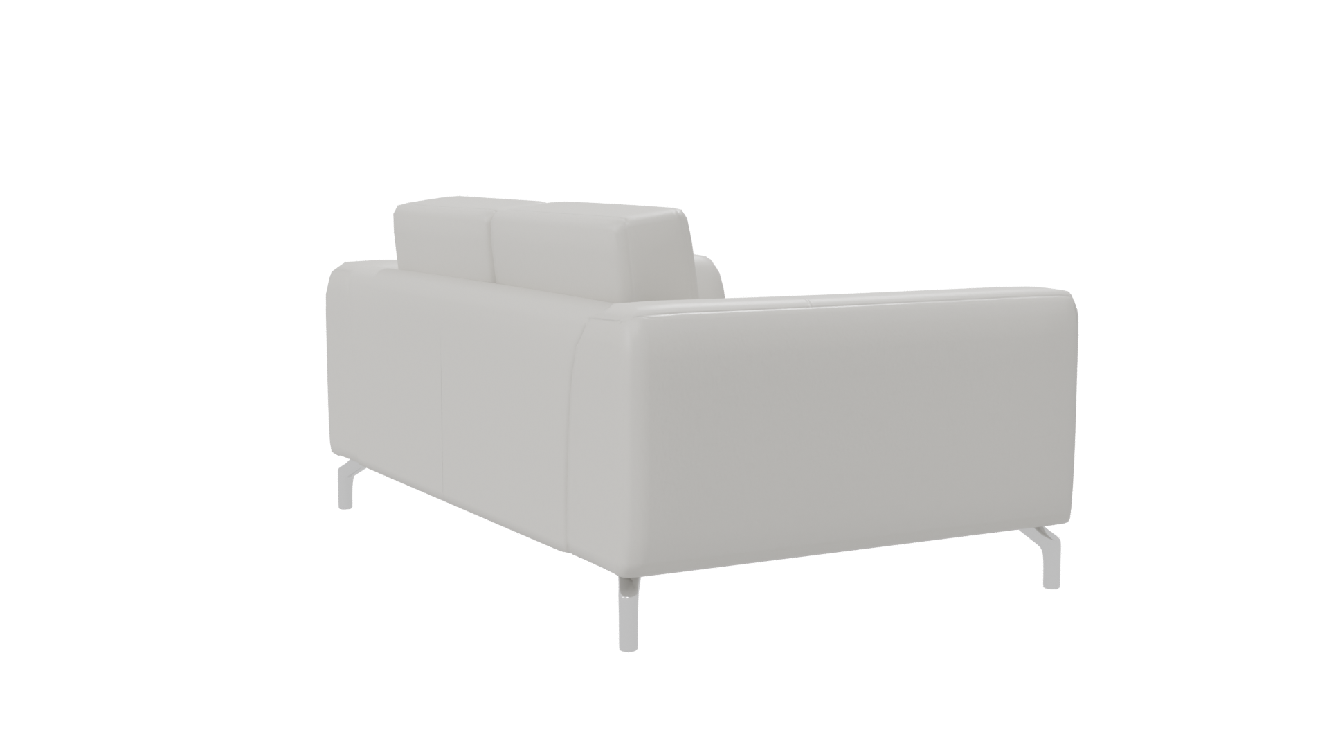 Minimalist White Sofa 3D Model - Professional 3D Model Render 7