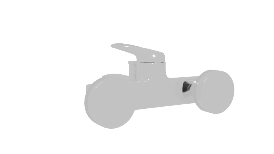 Stylish Bathroom Faucet 3D Model - Professional 3D Model Render 4