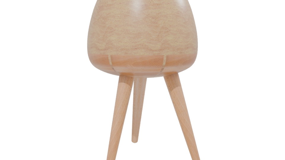 Modern Fiber Planter with Legs 3D - Professional 3D Model Render 13