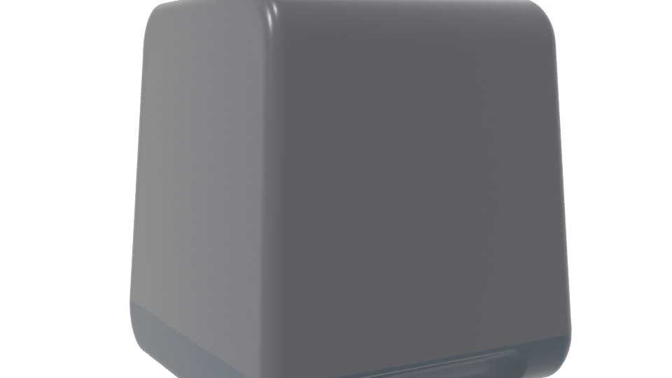 Compact Modern Air Fryer Model - Professional 3D Model Render 7