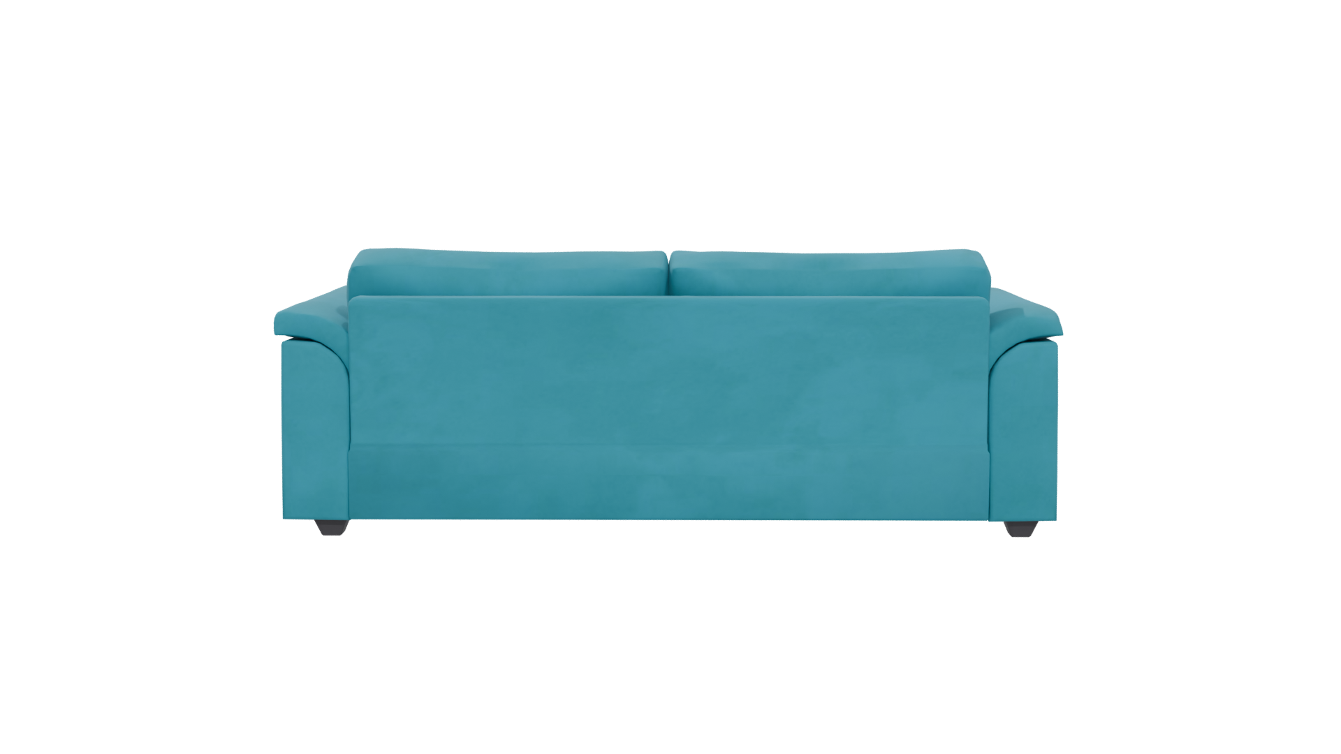 Stylish Modern Teal Sofa 3D Model - Professional 3D Model Render 5