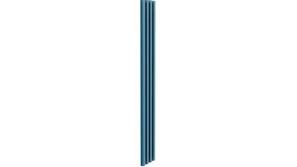 Stylized Vertical Pillar Model - Professional 3D Model Render 3