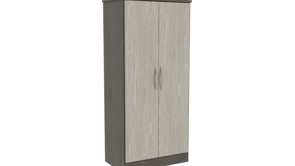 Stylish Minimalist Wooden Storage Cabinet 3D Model - Professional 3D Model Render 10