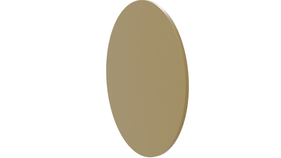 Elegant Round Mirror Model 3D - Professional 3D Model Render 7