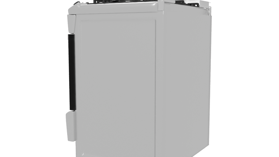 Stylish Modern Refrigerator 3D - Professional 3D Model Render 6