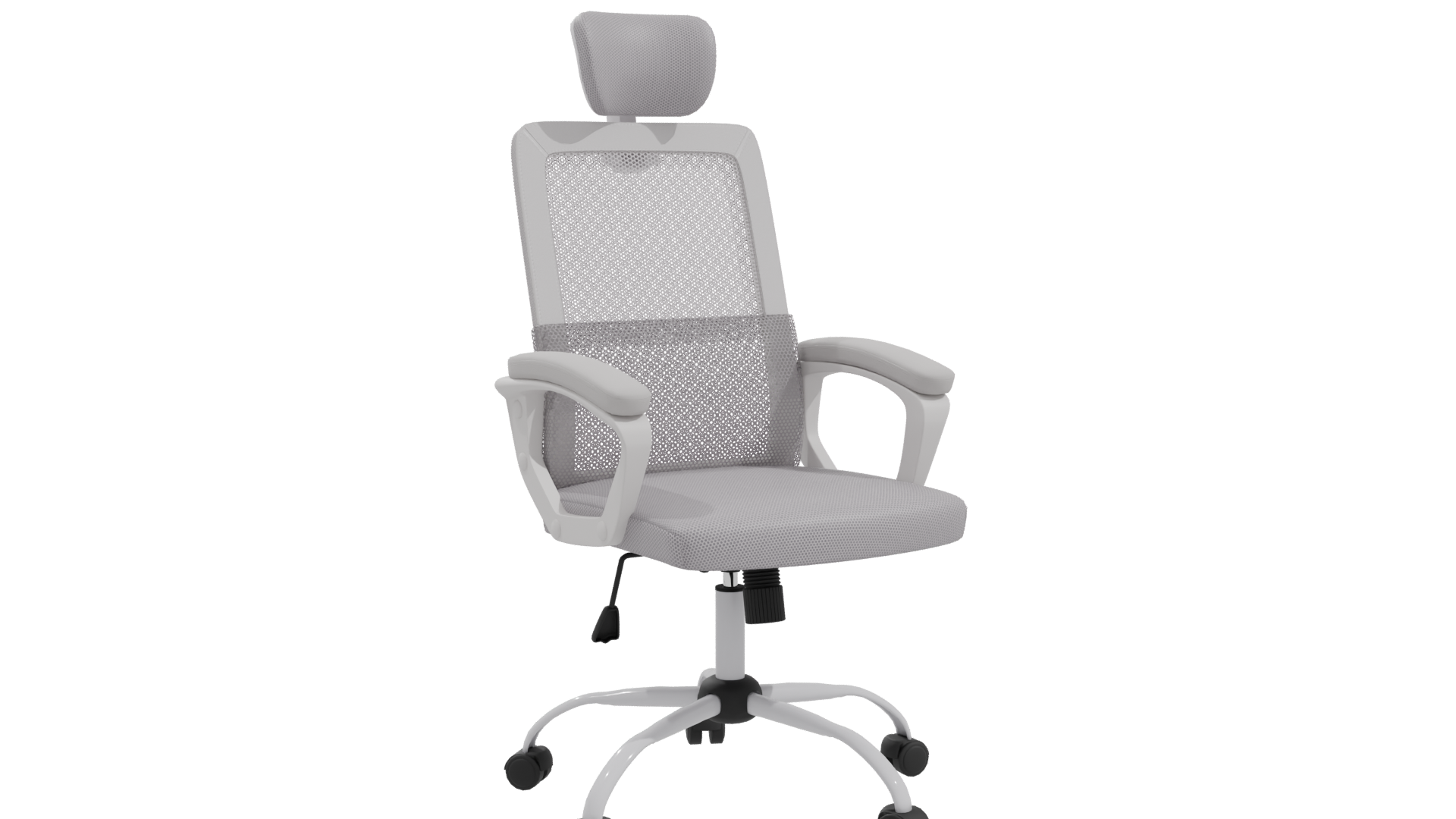 Ergonomic Office Chair Model - Professional 3D Model Render 10