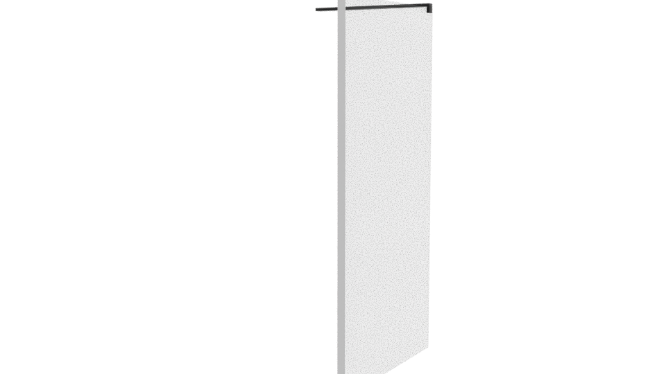 Stylish Vertical Refrigerator Model - Professional 3D Model Render 9