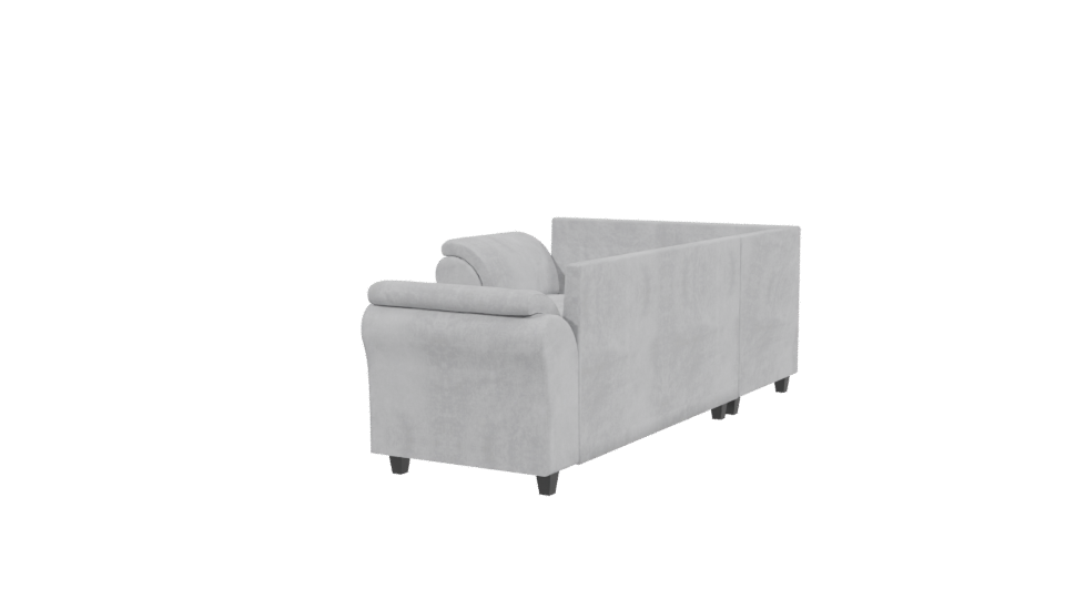 Elegant Modern Sofa 3D Model - Professional 3D Model Render 3