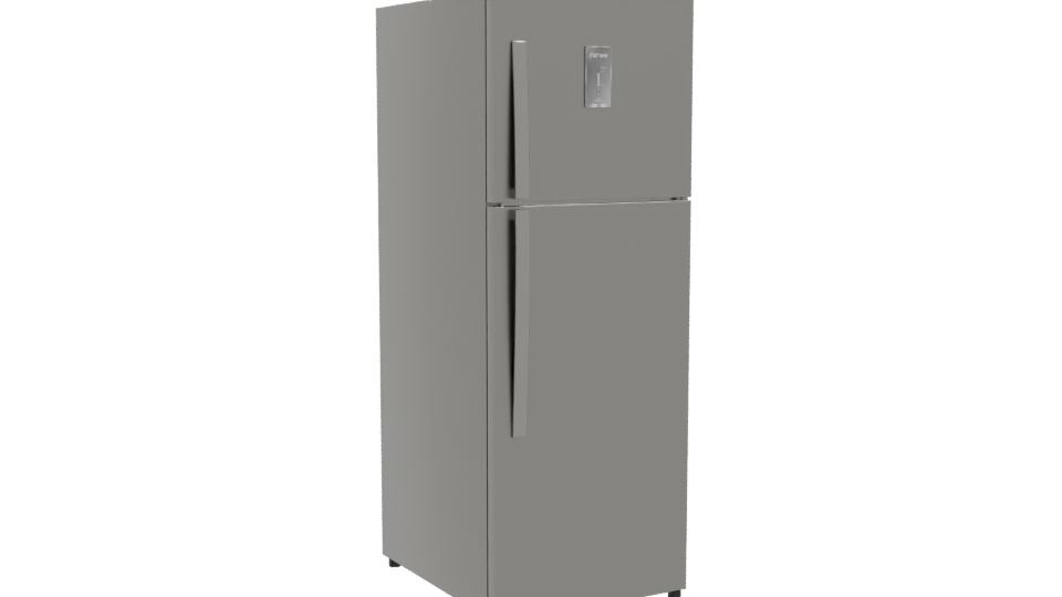 Sleek Stainless Steel Refrigerator 3D - Professional 3D Model Render 10