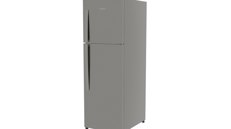 Sleek Stainless Steel Refrigerator 3D Model - Professional 3D Model Render 12