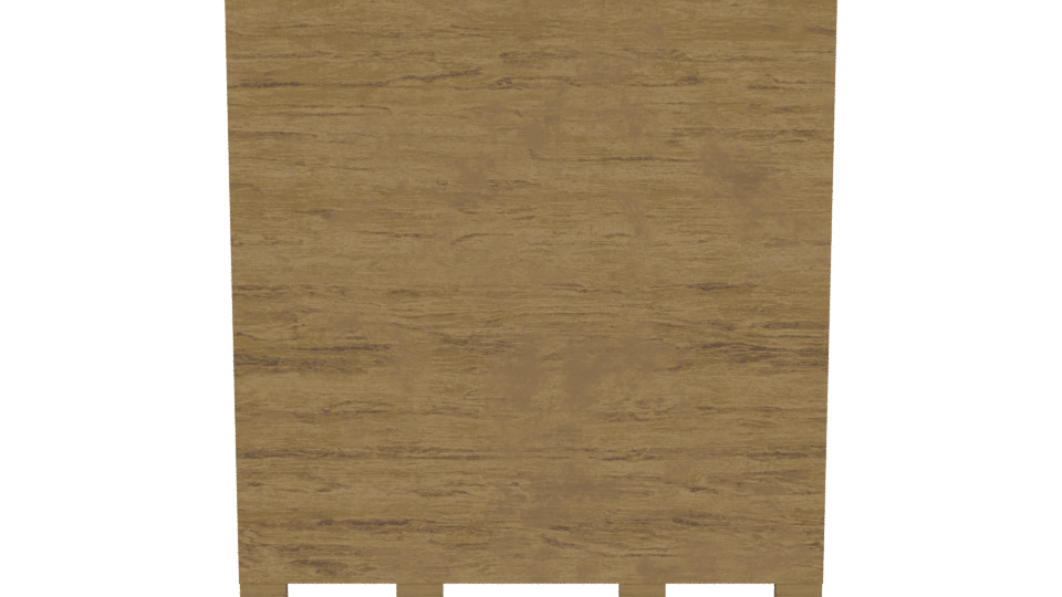 Stylish Wooden Cabinet 3D Model - Professional 3D Model Render 5