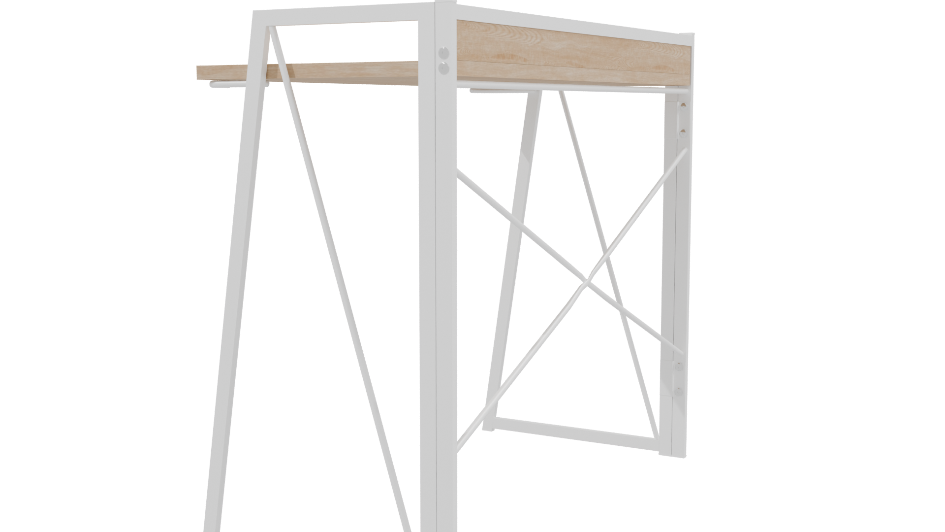 Minimalist Office Desk 3D Model - Professional 3D Model Render 3