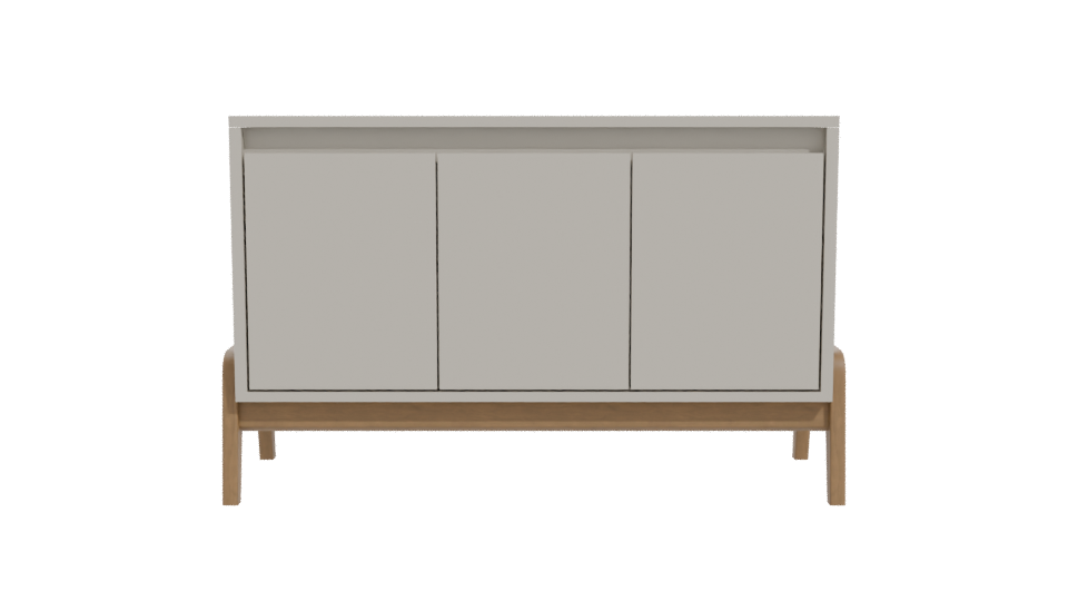 Modern Minimalist Storage Cabinet 3D - Professional 3D Model Render 11