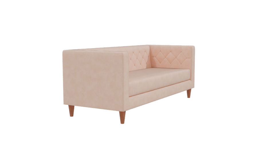 Stylish Modern Sofa 3D Model - Professional 3D Model Render 9