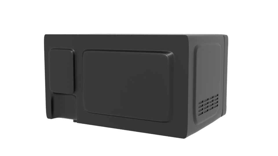 Sleek Kitchen Microwave Model - Professional 3D Model Render 6