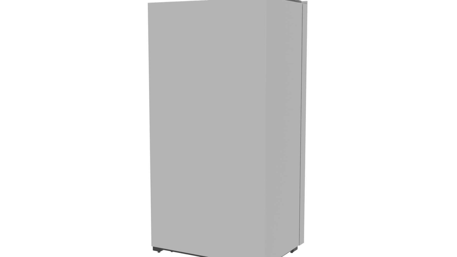 Sleek Stainless Steel Refrigerator 3D - Professional 3D Model Render 6