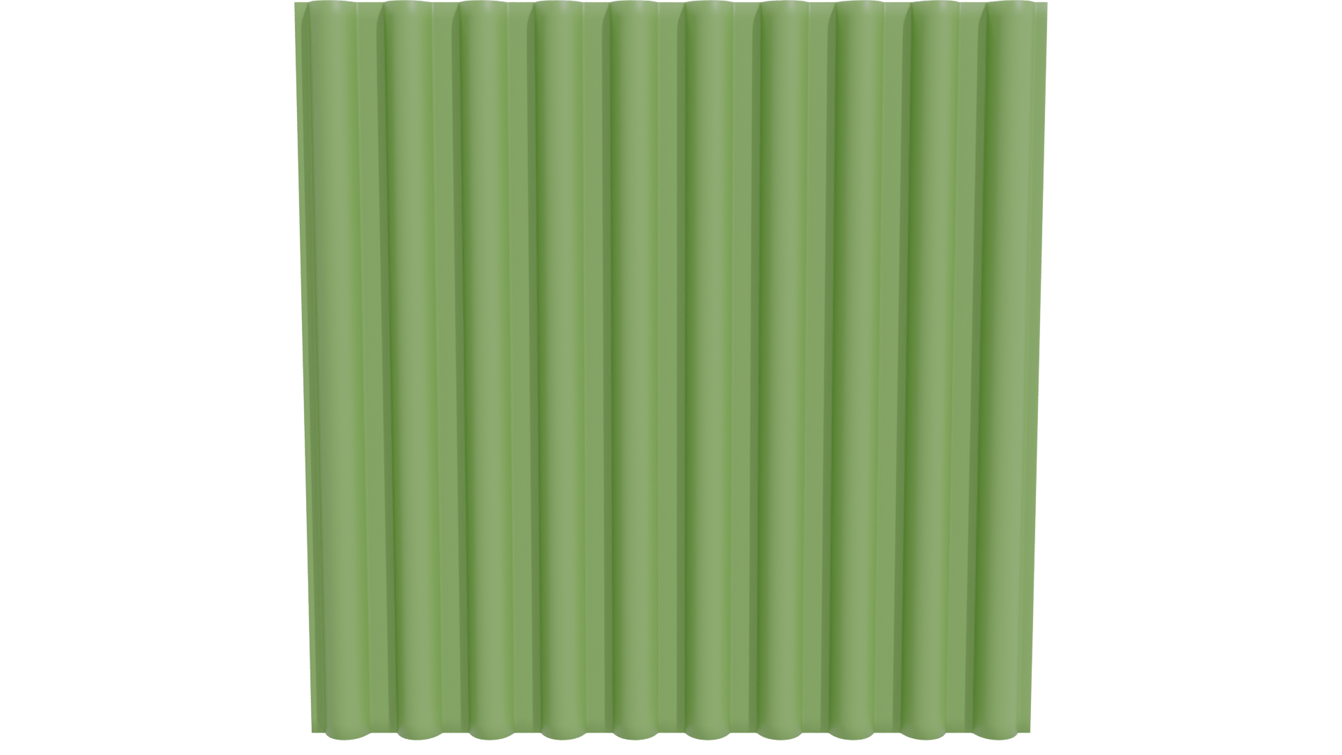 Stylized Green Panel 3D Model - Professional 3D Model Render 11