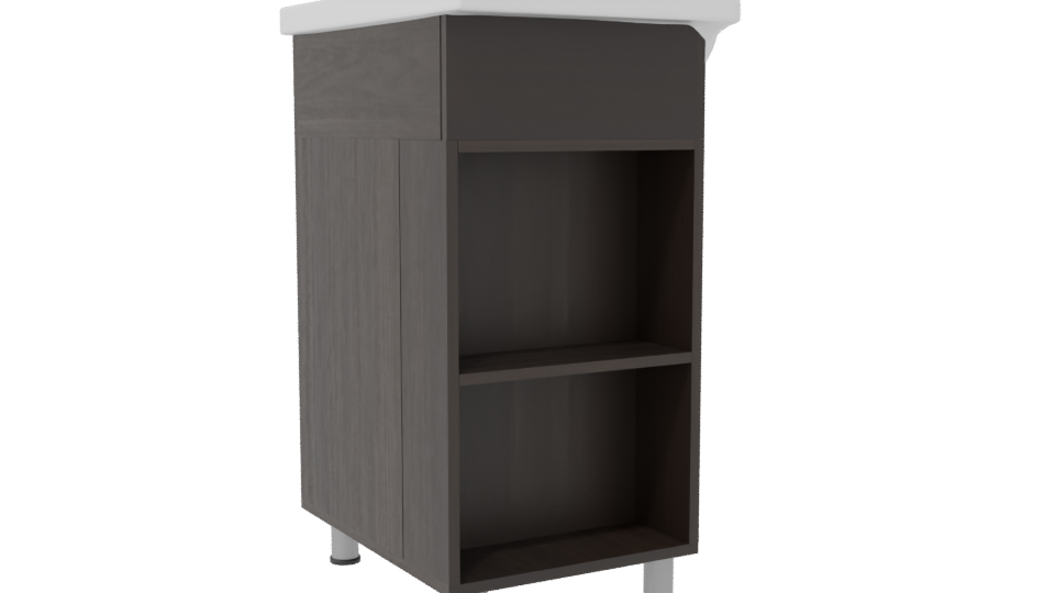 Stylish Modern Bathroom Vanity 3D - Professional 3D Model Render 7